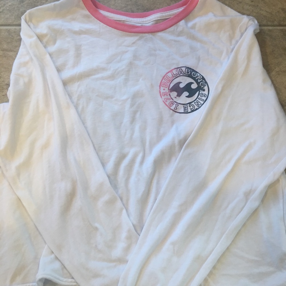 Billabong long sleeve crop top